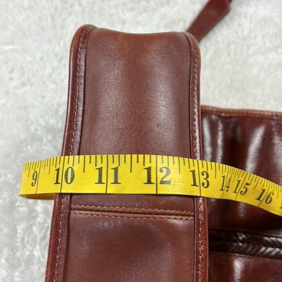 Brighton Collection Leather woven strap fold over  crossbody shoulder bag - Picture 7 of 10